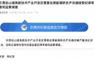 东莞尹沛通，被查！