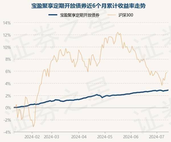 7月12日基金净值：宝盈聚享定期开放债券最新净值1.0411，涨0.05%
